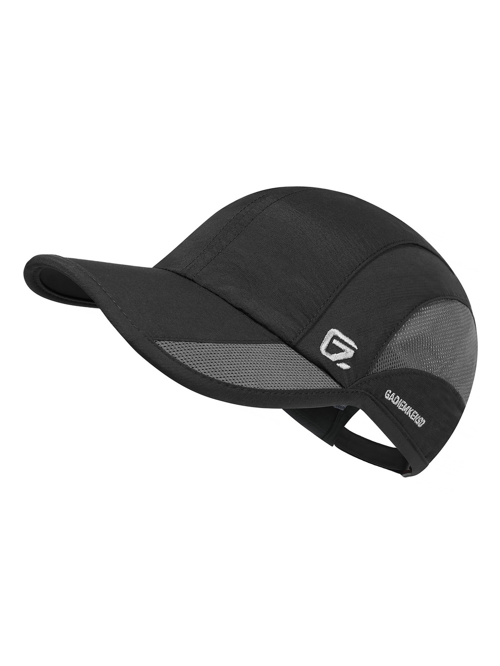 Quick Dry Run Hat Cooling Breathable Mesh | Black | Size 7-7 1/2